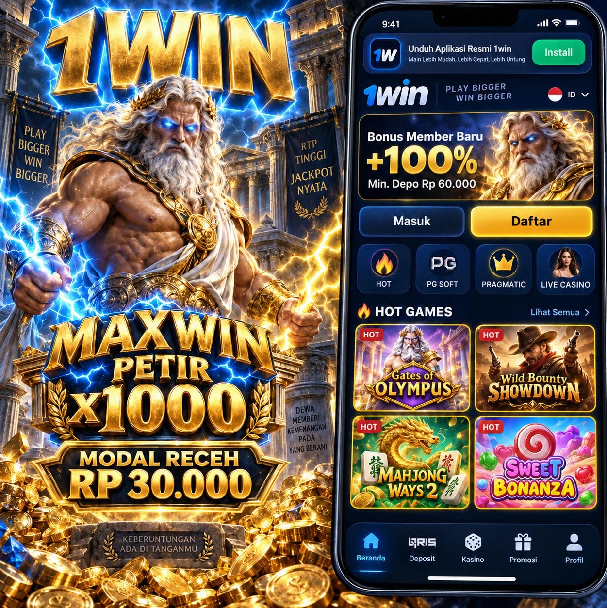 1WIN - Situs Dewa Slot Gacor Hari Ini