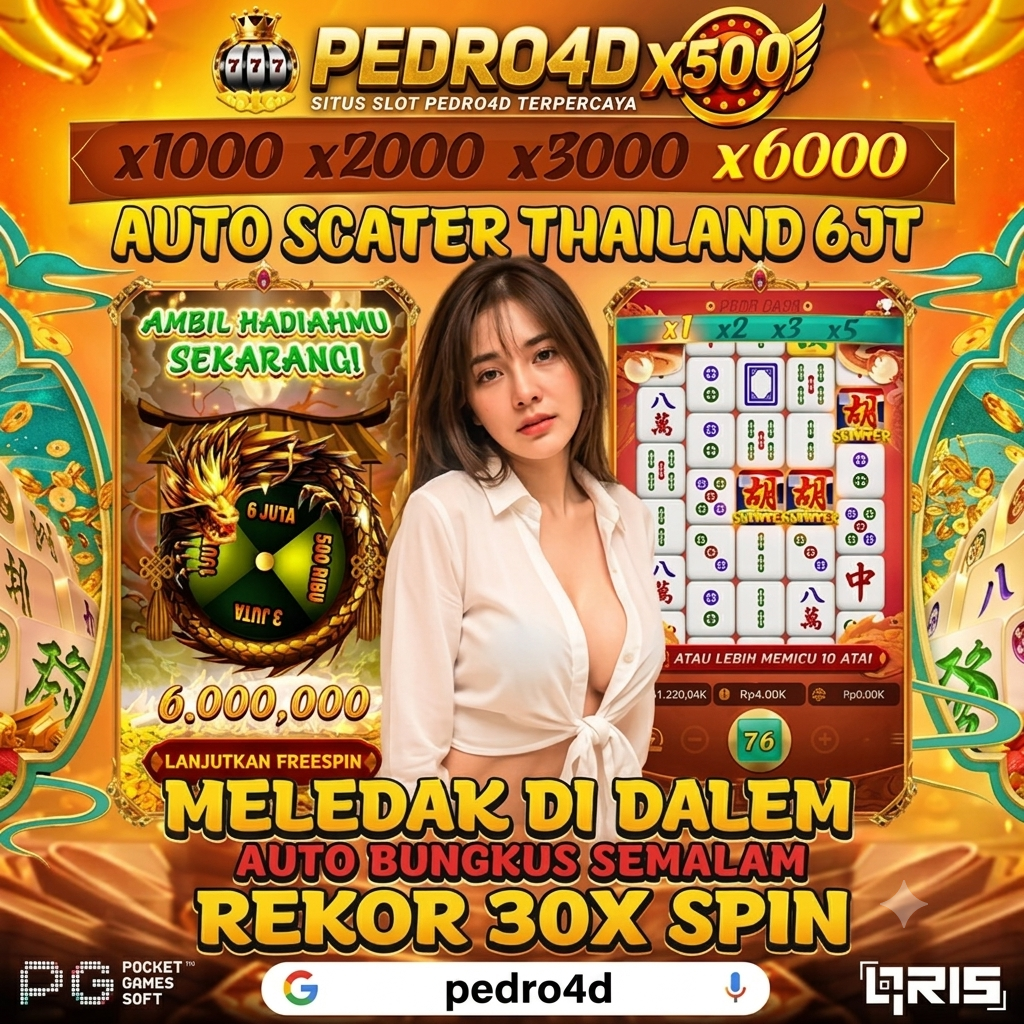 PEDRO4D - Game Slot Online dengan Beragam Tema dan Fitur Bonus